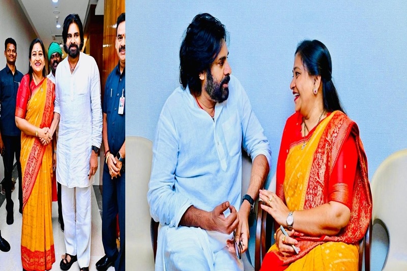 Andhra: Pawan Kalyan meets Cabinet colleague Anitha 2 days after 'outbursts and warning'