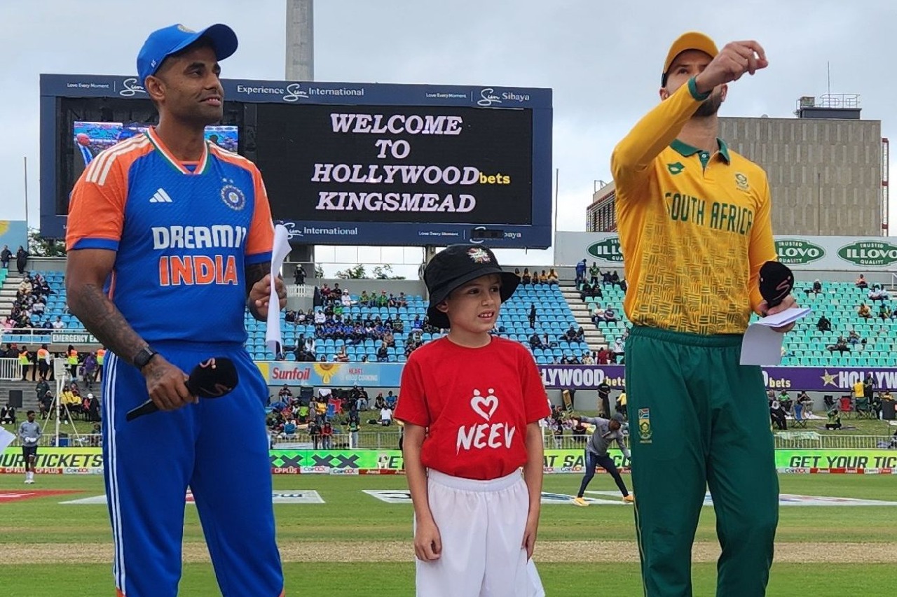 1st T20I: South Africa opt to field first against India at Kingsmead