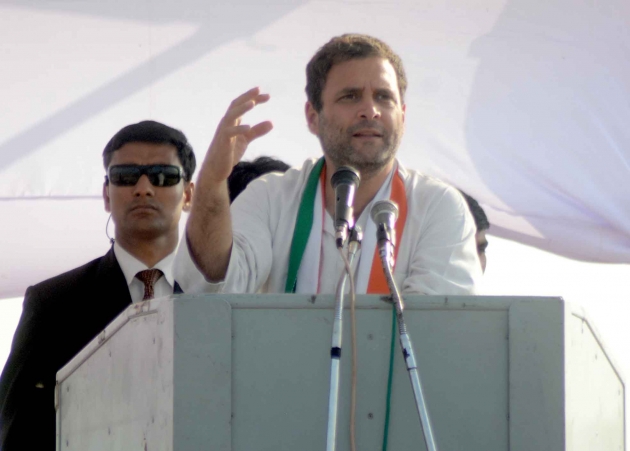 Modi's 'Make in India's lion doesn't roar but whimpers: Rahul