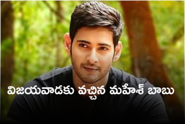 Mahesh Babu came to Vijayawada