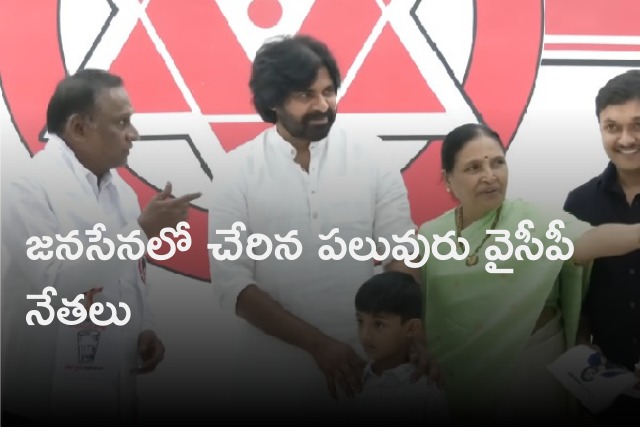 YCP leaders joins Janasena