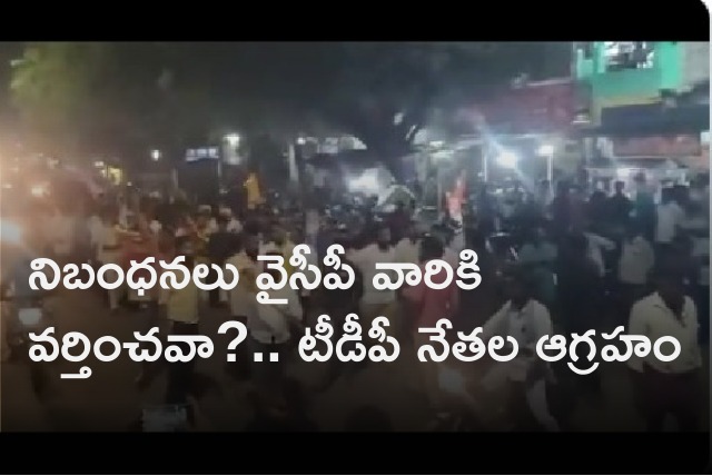 TDP leaders fires on YCP govt and Police in Macherla clashes