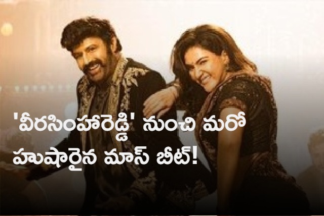 Veera Simha Reddy lyrical song released