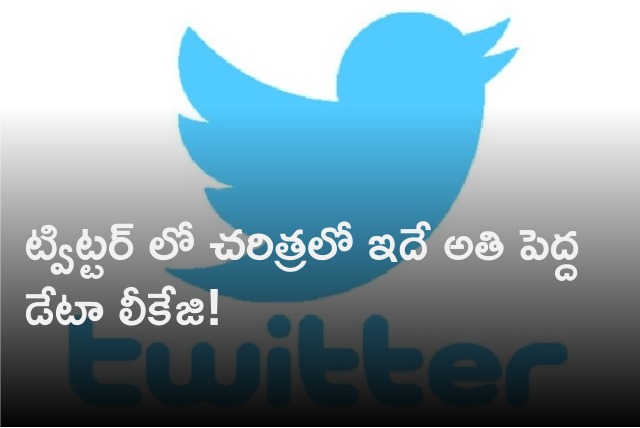 Twitter data leakage as per a report