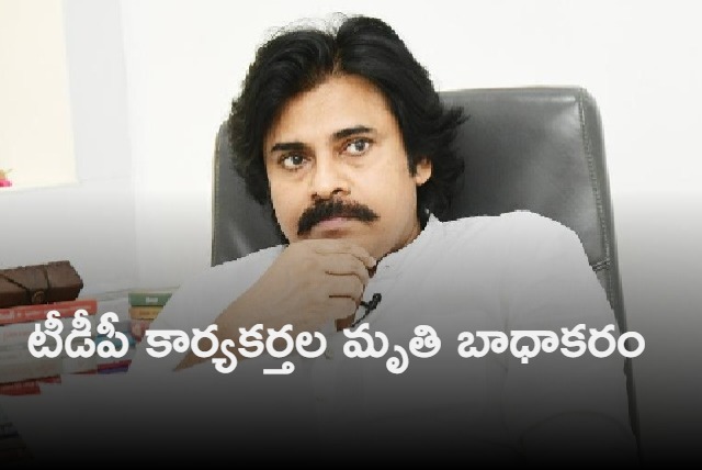 Pawan Kalyan says he pained with deaths of TDP workers