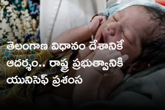 UNICEF praises Telangana for being a flag bearer for Midwifery in India with maternity care