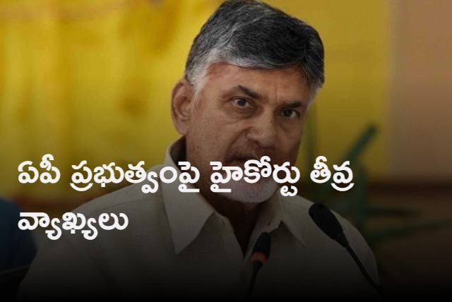 Any other government would have died of shame at the questions asked by the High Court says Chandrababu