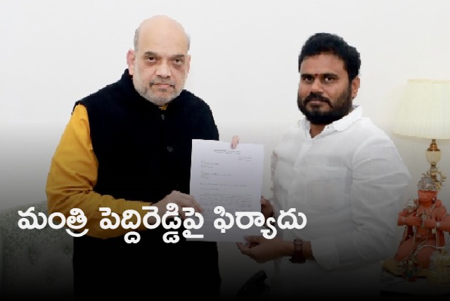 Punganuru leader Ramachandra Yadav meets Amit Shah