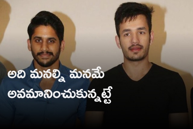 Naga Chaitanya and Akhil reaction to Balakrishna comments on Akkineni