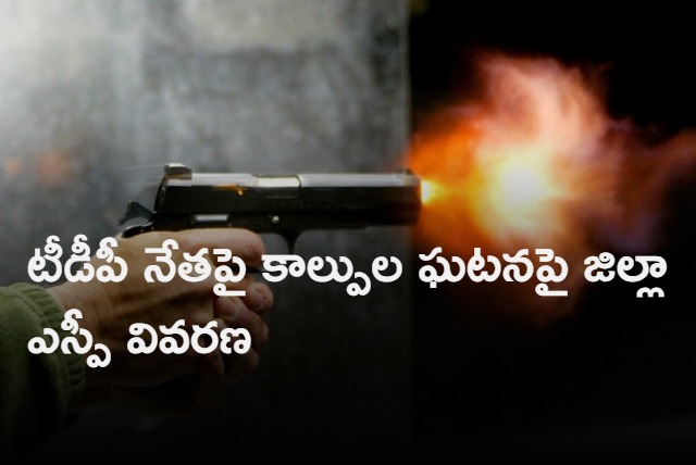 Dist SP response on Palnadu gun fire