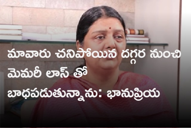 Bhanupriya Interview