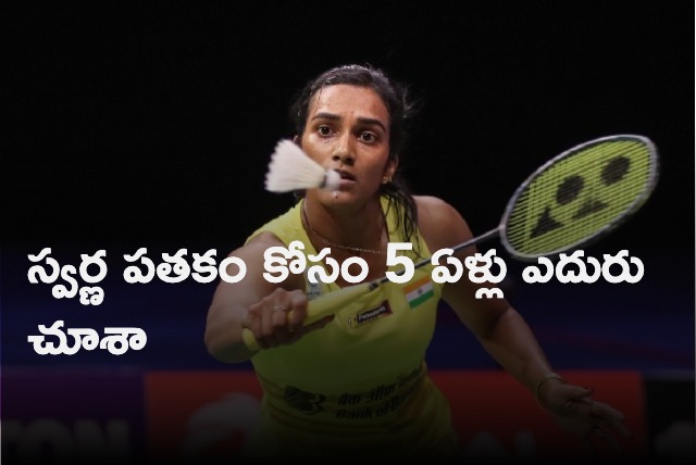 PV sindhu says she waited for 5 years winning world champion title 