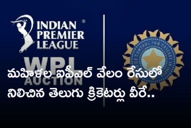 Telugu cricketers for women IPL auction