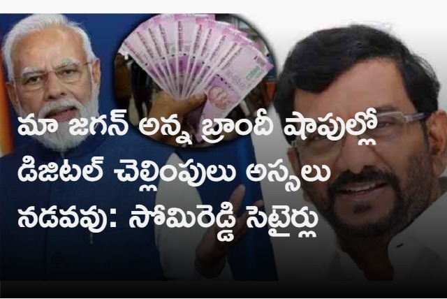 tdp leader somireddy satires on ap cash payments