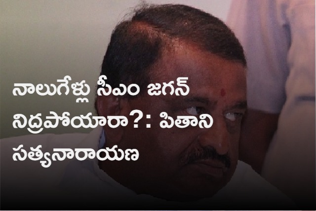 ex minister pithani satyanarayana comments over global investors summit at vizag