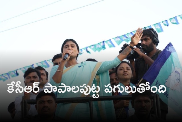 Sharmila fires on CM KCR