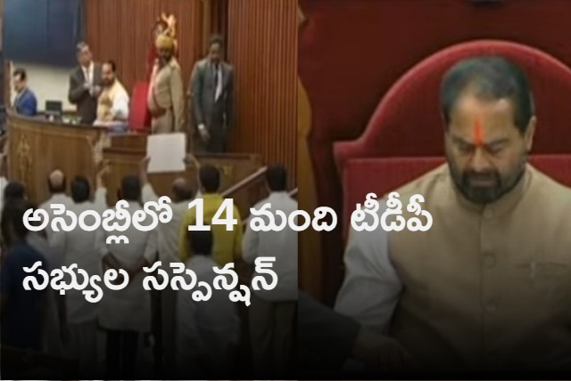 TDP members suspended from AP Assembly for one day