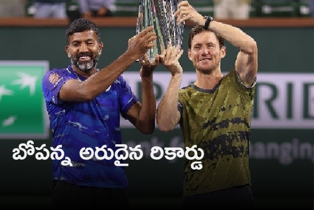 Old is gold Rohan Bopanna claims title at 43