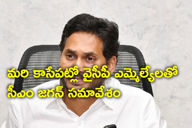 AP CM Jagan to hold review meeting on Government schemes with MLAs today