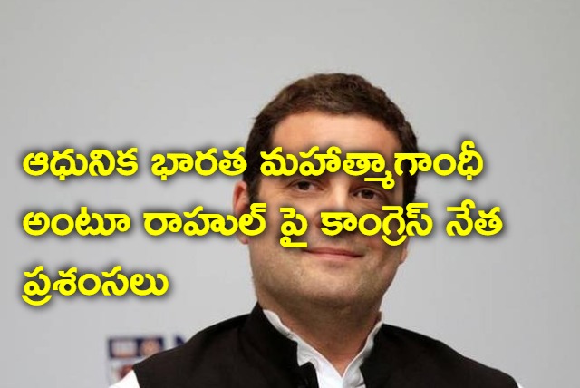 Congress leader compares Rahul Gandhi with Mahatma Gandhi