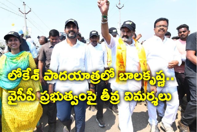 Balakrishna fires on YSRCP