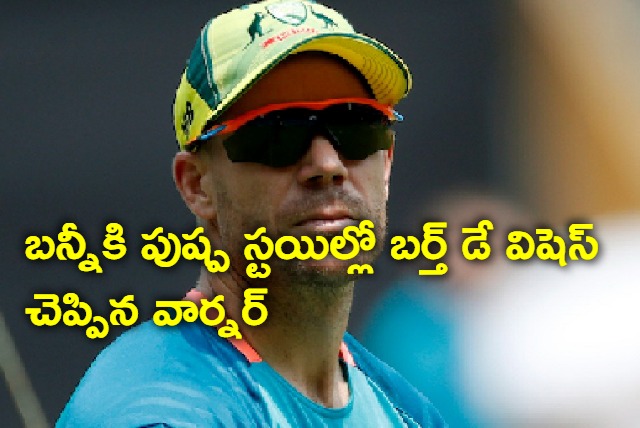 David Warner And His Daughter Wish Actor Allu Arjun Happy Birthday