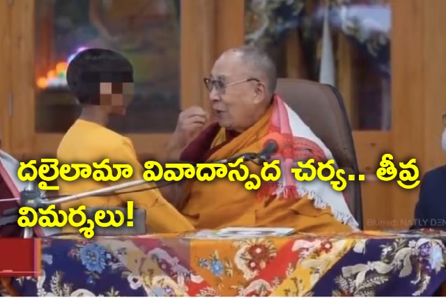 Dalai Lamas video asking boy to suck his tongue goes viral sparks outcry