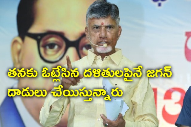 Chandrababu pays tributes to Ambedkar in Gudivada 