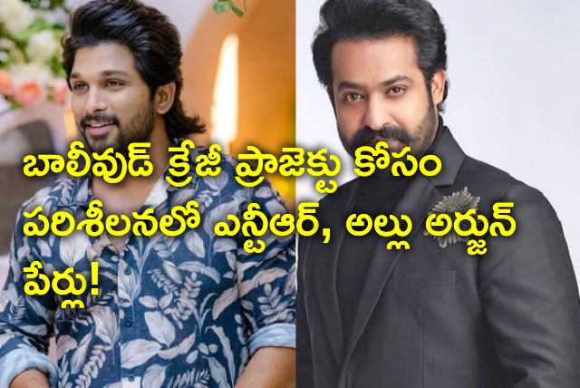 Is NTR and Allu Arjun can make their Bollywood debut with this movie