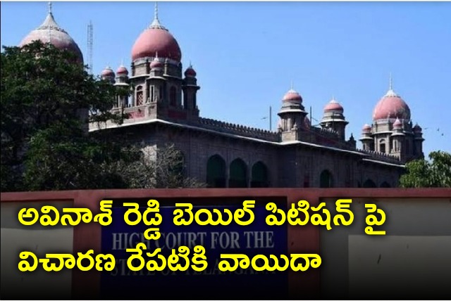 Telangana high court adjourns hearing on Avinash Reddy bail petition 