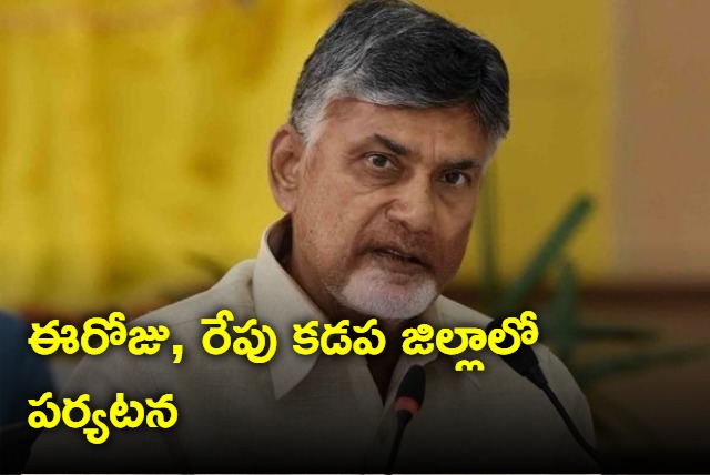 Chandrababu going to Kadapa for two days visit