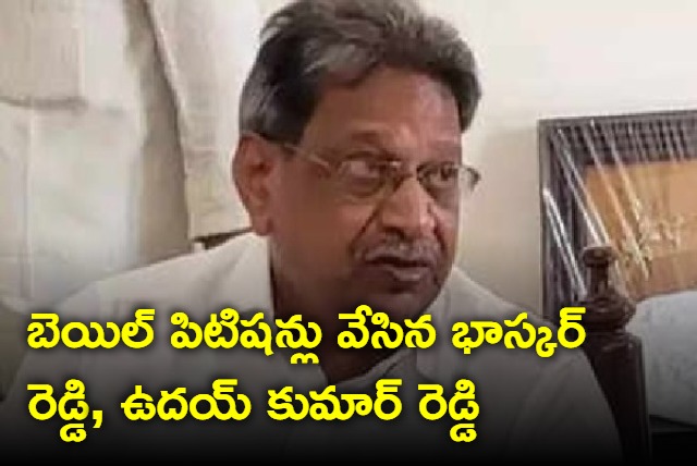 YS Bhaskar Reddy bail petetion