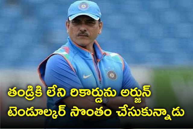 Ravi Shastri lauds Arjun Tendulker for his last over bowling against SRH