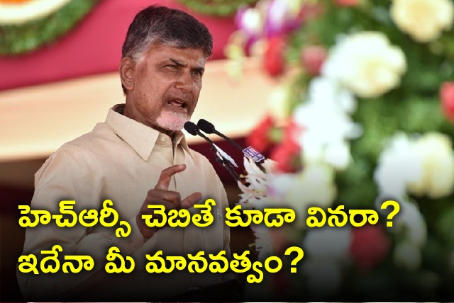 Chandrababu slams state govt 