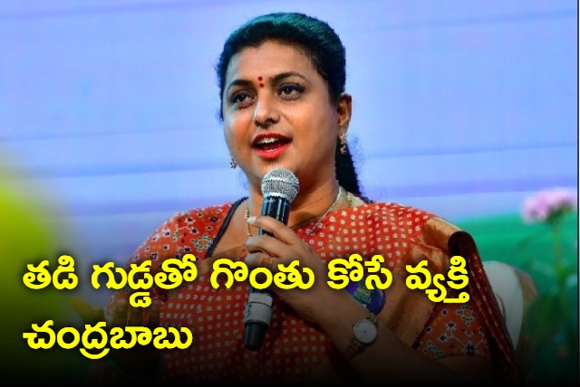 Roja fires on Chandrababu