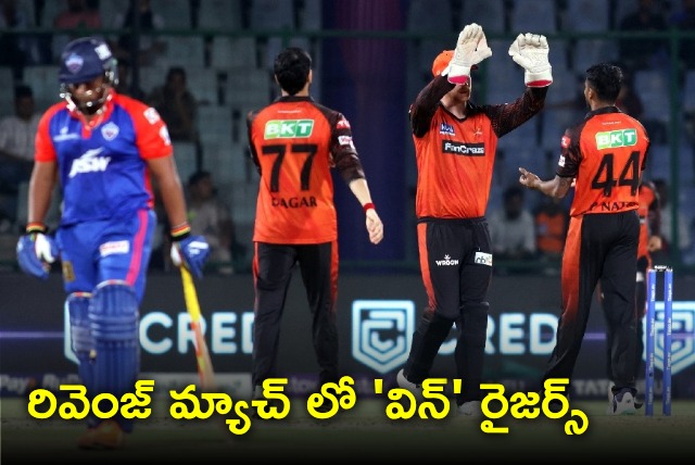 SRH beat Delhi Capitals by 9 runs