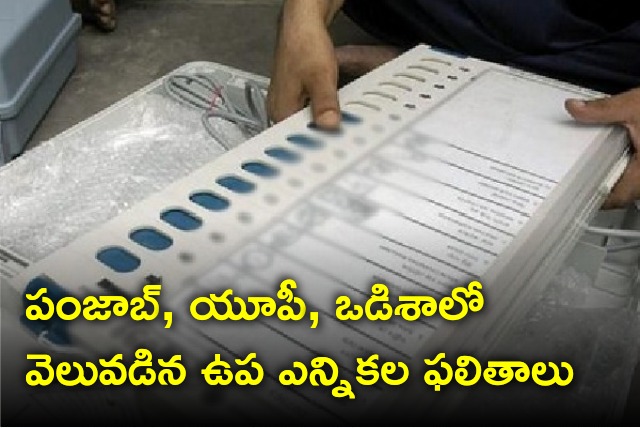 By polls results in three states announced 