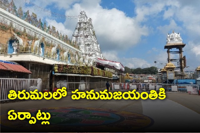 Hanumajjayanthi celebrations in Tirumala