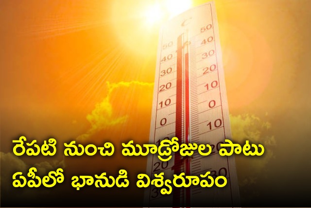 Three days heat wave alert for AP