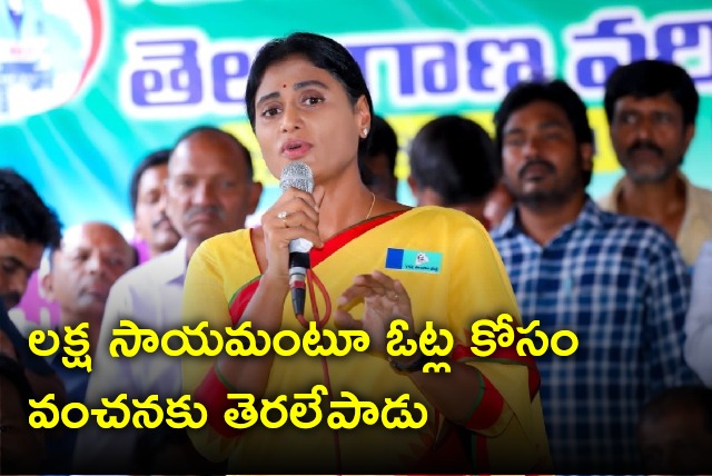 Sharmila take a dig at CM KCR