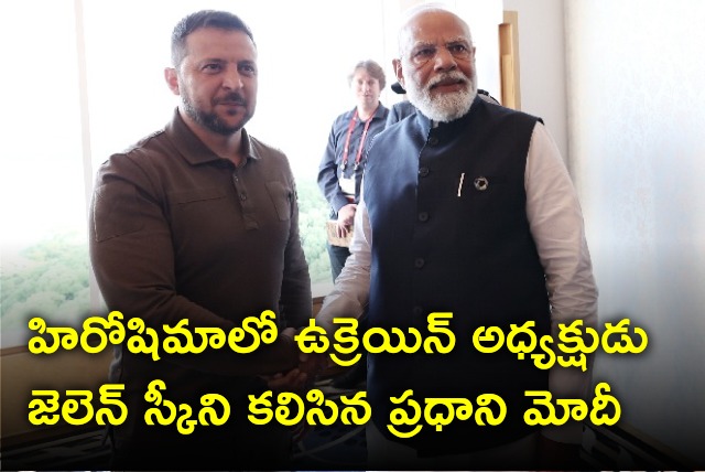 Modi met Zelensky in Hiroshima