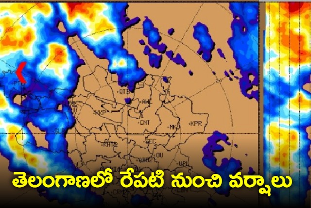 Rain threat for telangana for few days