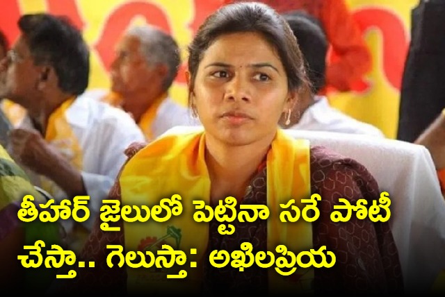 TDP Leader Bhuma Akhila Priya Key Comments on upcoming assembly elections in andhra pradesh