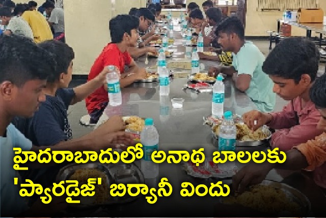 Paradise Biryani Nourishes 150 Orphan Kids with Biryani Feast