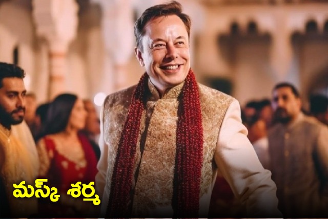 Elon Musk reacts to AI generated pic that shows him as an Indian groom