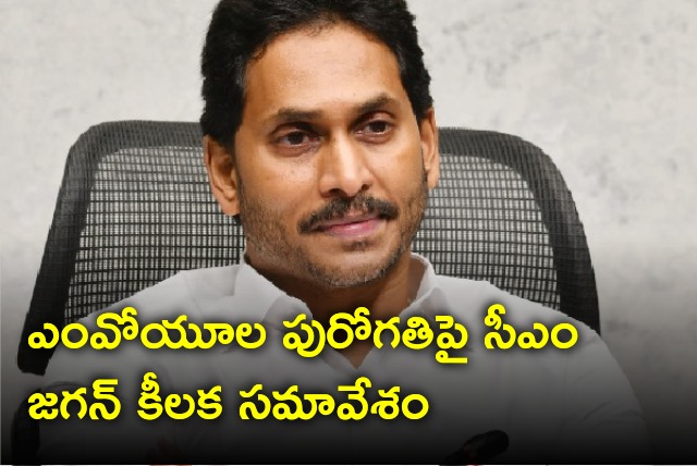 CM Jagan held review meeting on MoUs