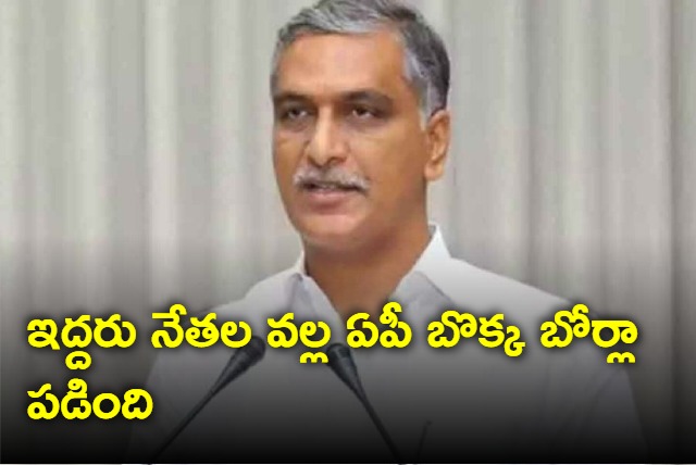 Harish Rao comments on AP leaders