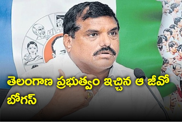 Telangana GO is bogus says Botsa Satyanarayana