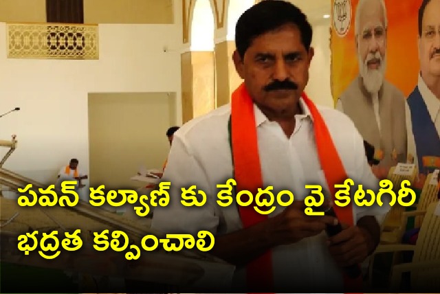 Adinarayanareddy says Uinon govt should give Pawan Kalyan Y category security 