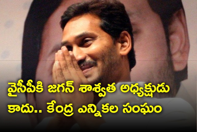 YS Jagan is not permanent chief of Yuvajana Sramika Rythu Congress Party